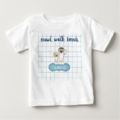 Crawl Walk Tennis Baby Tshirt (Devant)