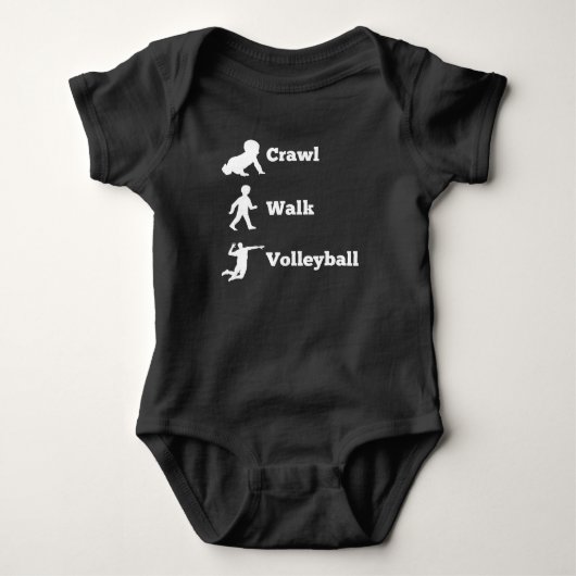 Crawl Walk Volleyball Romper (Voorkant)