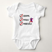 Crawl Walk Wrestle Romper (Voorkant)