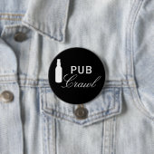 Crawlen Bier Dag Drinken Ronde Button 7,6 Cm (In situ)