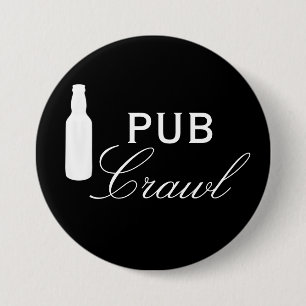 Crawlen Bier Dag Drinken Ronde Button 7,6 Cm