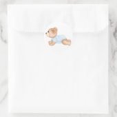 Crawling Baby Teddy Bear Stickers :: Blauw (Tas)