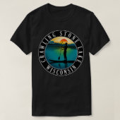 Crawling Stone Lake Wisconsin Paddleboarding T-shirt (Design voorkant)