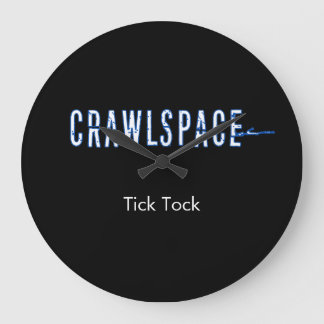 Crawlspace Clock Grote Klok
