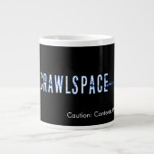 Crawlspace Coffee-Mok Extra Grote Beker (Voorkant)