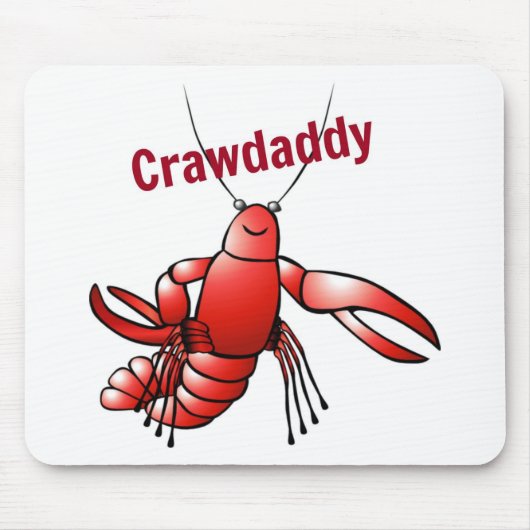 Crawpapa Red Crayfish Muismat (Voorkant)
