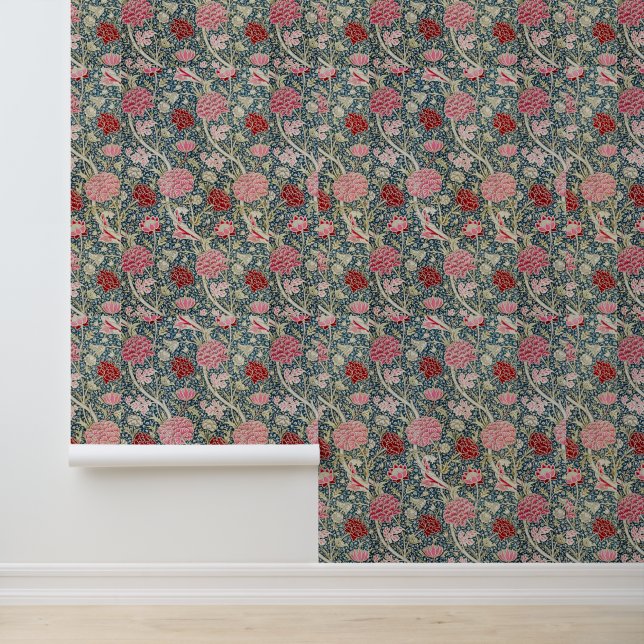 Cray botanisch patroon Morris William bloem Behang (Applicatie)