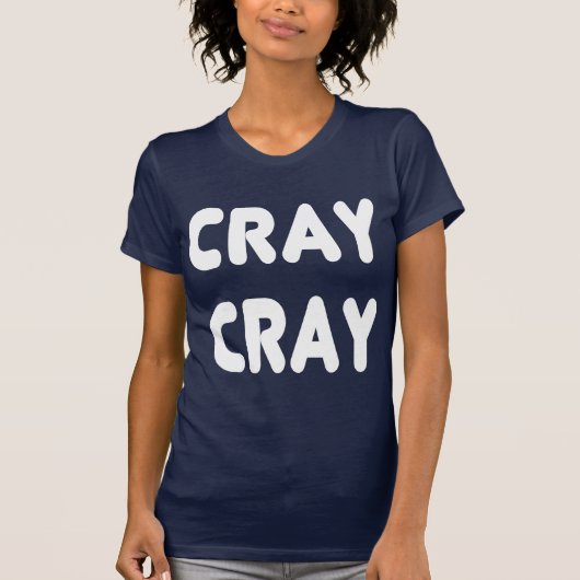Cray Cray White Internet Memories T-shirt (Voorkant)