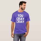 Cray Cray White Internet Memories T-shirt (Voorkant volledig)