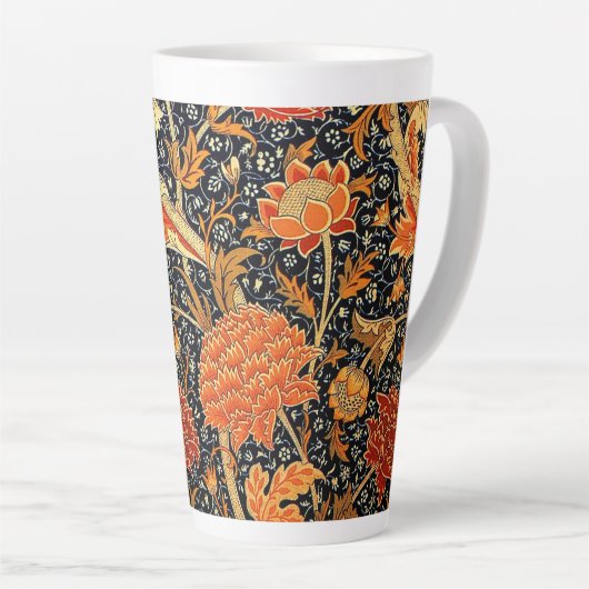 Cray, een prachtig William Morris-ontwerp. Latte Mok (Rechterhoek)