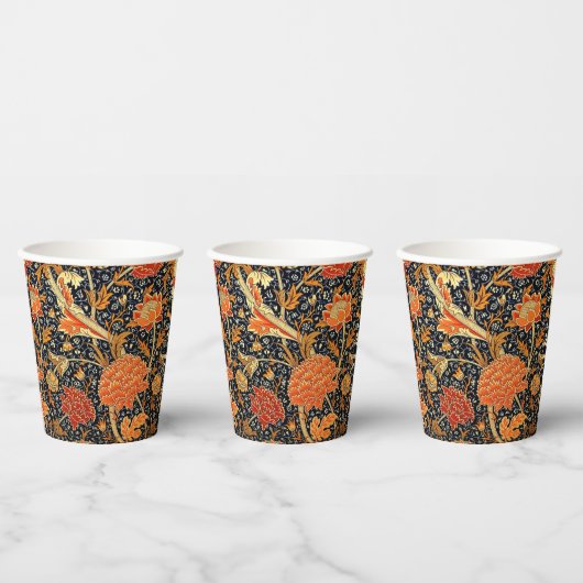 Cray, een prachtig William Morris-ontwerp. Papieren Bekers (Multi)
