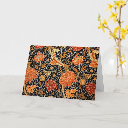 Cray, een William Morris-ontwerp Kaart (Gele Bloem)