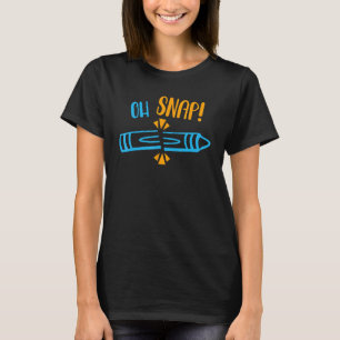 Cray Kleuren Child Art - Grappig kleurpotlood T-shirt