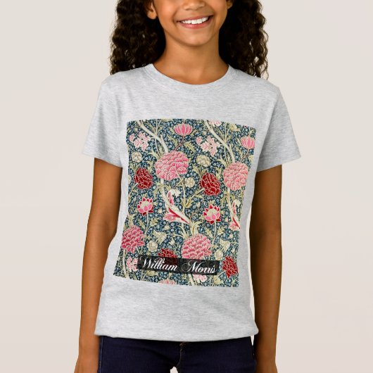 Cray Pattern - bloemen & bladeren - William Morris T-shirt (Voorkant)