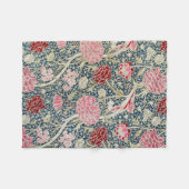 Cray Pattern (door William Morris) Fleece Deken (Voorkant (Horizontaal))