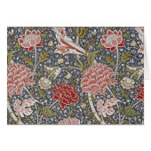 Cray Textiel William Morris Fine Art Blank Kaart (Voorkant Horizontaal)