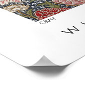 Cray Textile Pattern Wiiliam Morris Poster (Hoek)