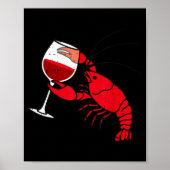 Crayfish Boil Party Funny Crawfish Lobster Seafood Poster (Voorkant)