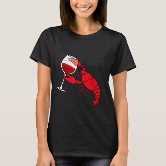 Crayfish Boil Party Funny Crawfish Lobster Seafood T-shirt (Voorkant)