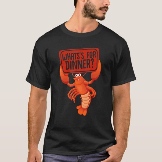 Crayfish Crawfish Boil What's For Dinner Seafood T-shirt (Voorkant)