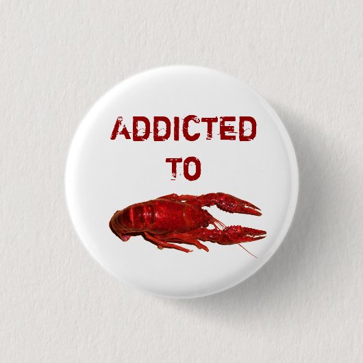 Crayfish/Crawfish/Crawdad Items Ronde Button 3,2 Cm (Voorkant)