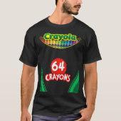 Crayola Halloween Kleurrijke  Crayon Box Kosten T-shirt (Voorkant)