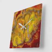 Crayola Jasper Vierkante Klok (Hoek)