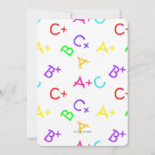 Crayola Rainbow Teacher Afstuderen Kaart (Achterkant)