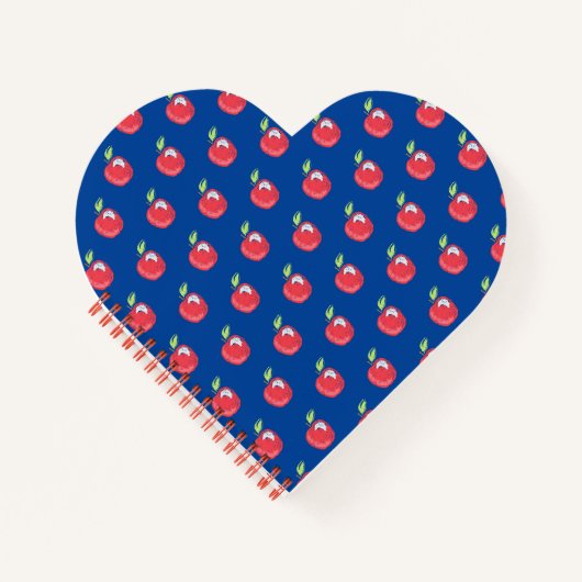 Crayon Apple Pattern Notitieboek (Voorkant)