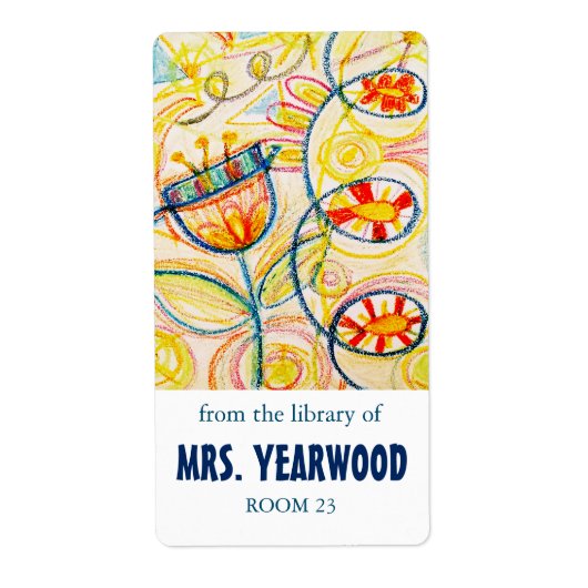 Crayon Art Boekplaten Etiket (Voorkant)