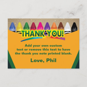 Crayon Box Bedankt kaarten