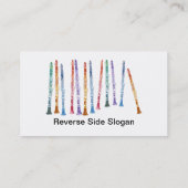 Crayon Clarinets Visitekaartje (Achterkant)
