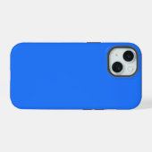 Crayon Color Blue iPhone 15 Coque (Verso Horizontal)