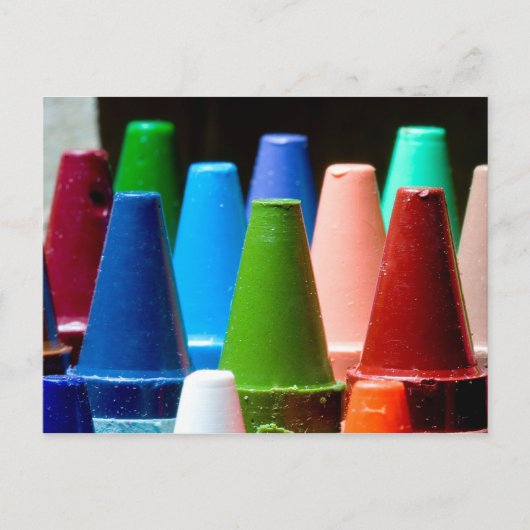 Crayon Colors Briefkaart (Voorkant)