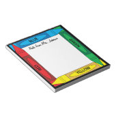 Crayon Colors Notitieblok (Schuin)