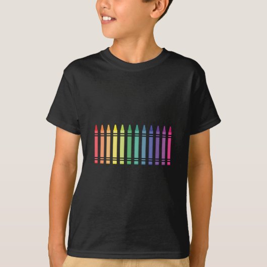 Crayon Colors T-shirt (Voorkant)