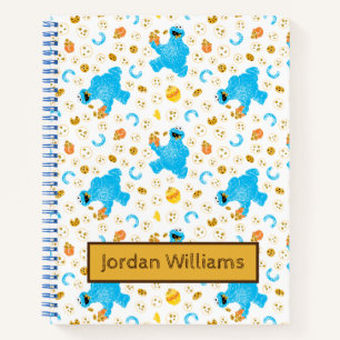 Crayon Cookie Monster Cookie Pattern Notitieboek
