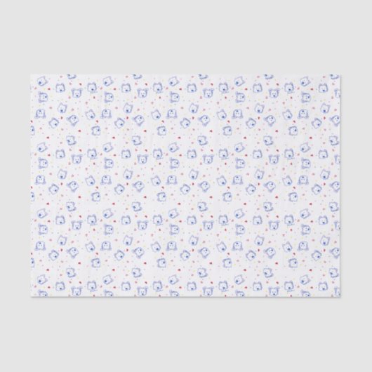 Crayon Cuties Westie Tissue Paper Tissuepapier (Voorkant)