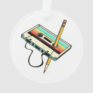 Crayon de bande cassette des années 80 Lancer Rétr
