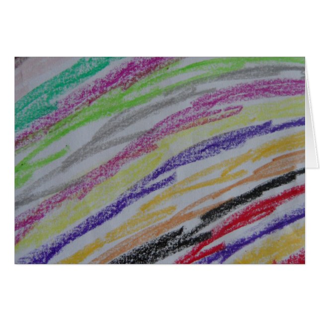 Crayon Drawing Lines (Voorkant Horizontaal)
