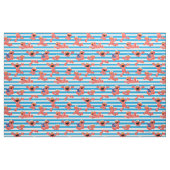 Crayon Elmo Stripe Pattern Stof (Yard (91,4 cm))
