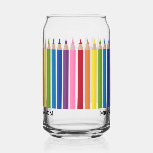 Crayon enseignant coloré (Gauche)