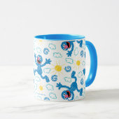 Crayon Grover Sunshine Pattern Mok (Voorkant rechts)