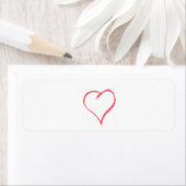 Crayon Heart Label (Insitu)
