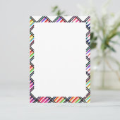 Crayon Jamboree Blank Invitation Modèle (Debout devant)