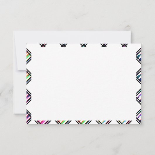 Crayon Jamboree Blank Invitation Modèle (Dos)