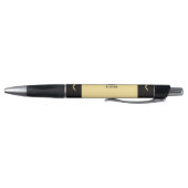 Crayon Jaune Beurre Enveloppe Monogramme Nom (Bas)