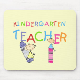 Crayon Kindergarten Teacher Tshirts en Gifts Muismat