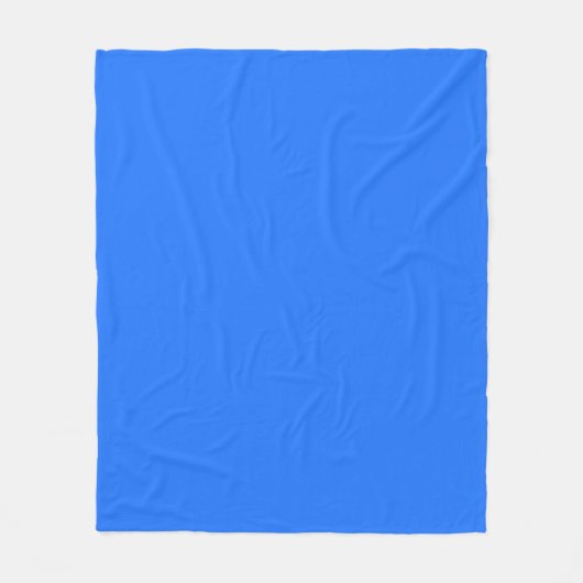 Crayon Kleur Blauw Medium 50x60 Fleece Deken (Voorkant)