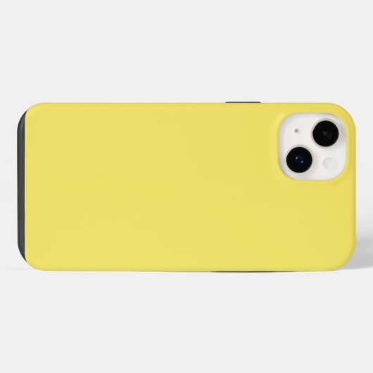 Crayon Kleur Geel iPhone 14 Plus Hoesje iPhone Hoesje (Achterkant horizontaal)